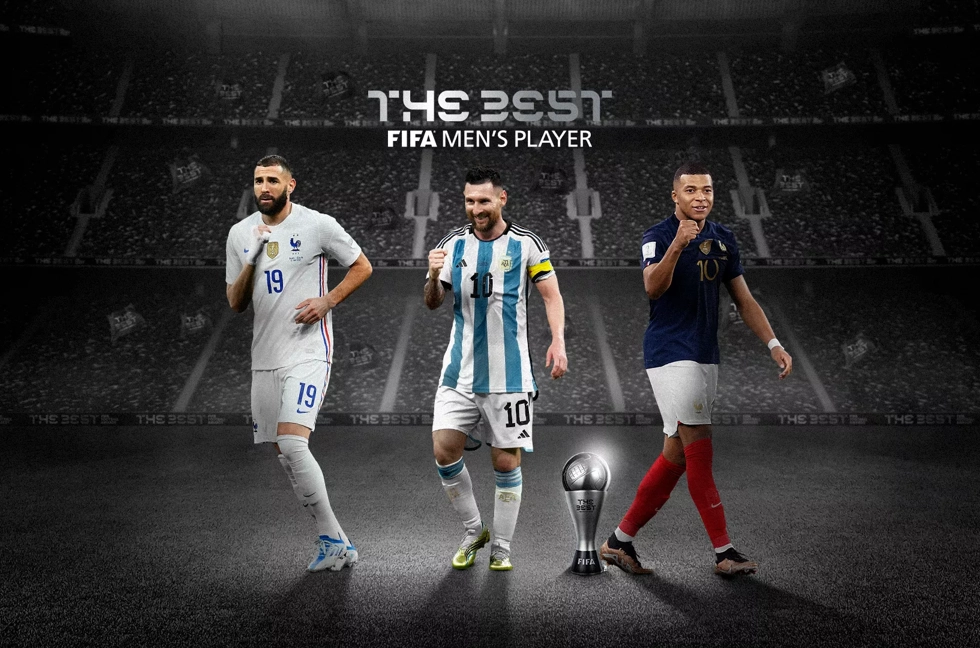 Messi, Mbappé y Benzema, finalistas al "The Best" de la FIFA a jugador del año