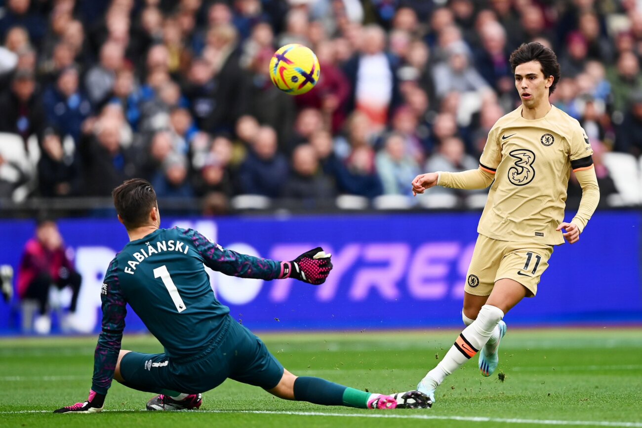 Joao Félix anota su primer gol, pero Chelsea vuelve a tropezar ante el West Ham