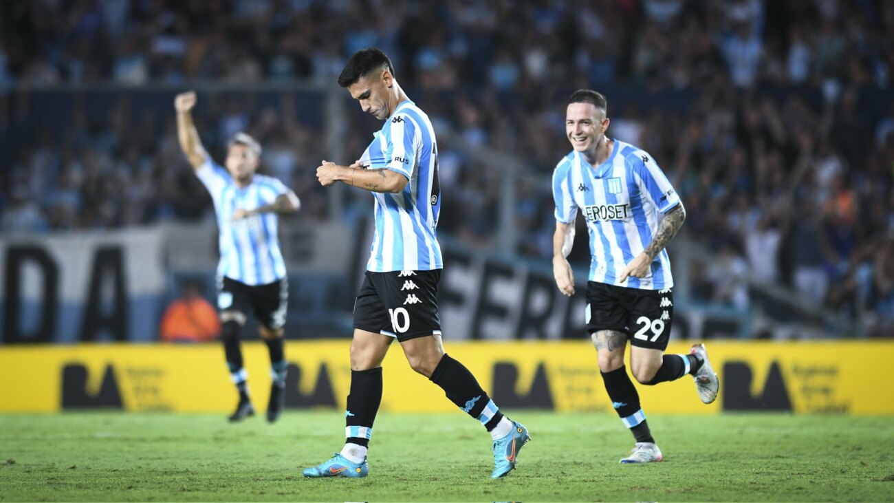 Matías Rojas marca y Racing deja sin invicto a Lanús en el fútbol argentino