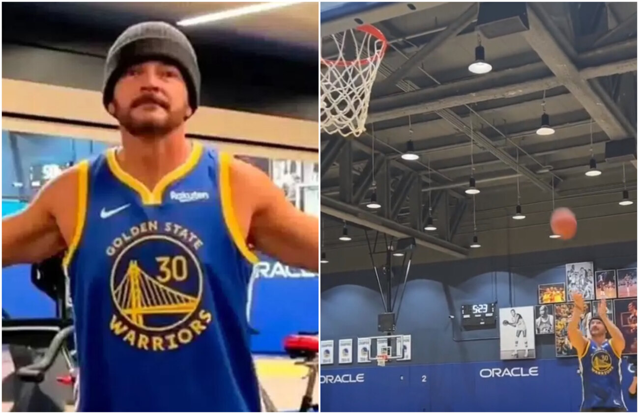 ¿Refuerzo de los Warriors? Ricardo Arjona se luce con la camiseta de Golden-State