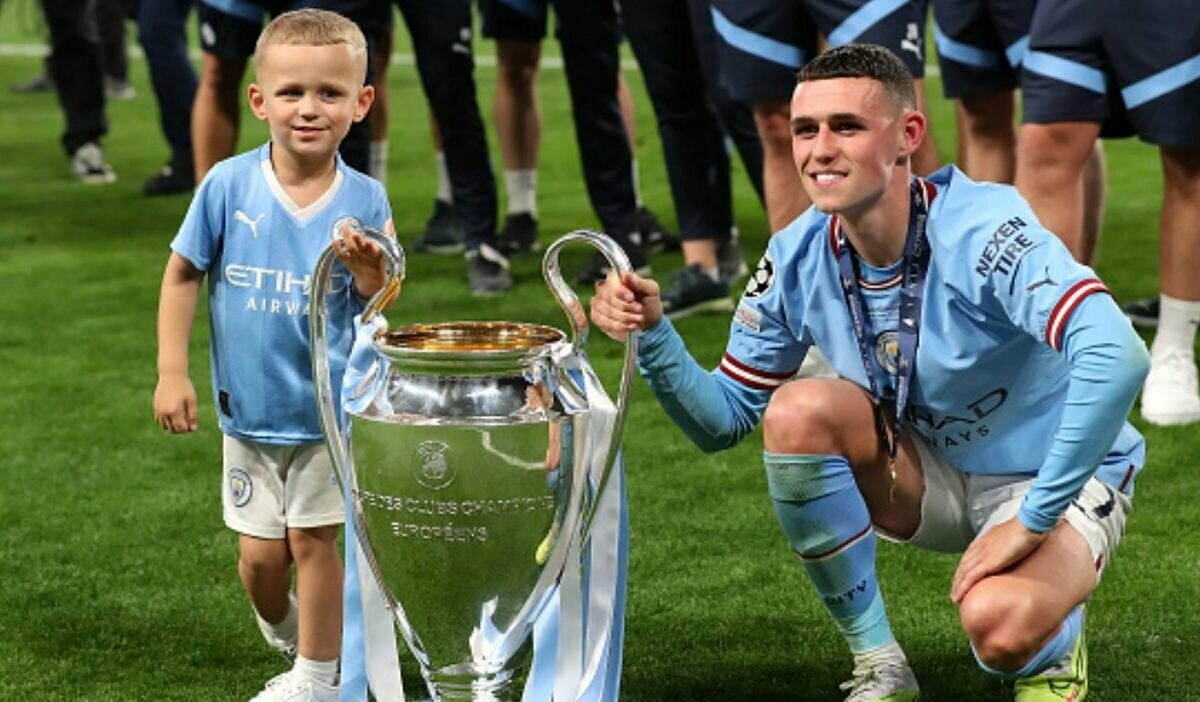 Con apenas 4 años, el hijo de Phil Foden será modelo de una prestigiosa agencia
