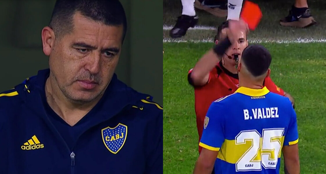 La insólita expulsión de Bruno Valdez y la reacción polémica de Riquelme