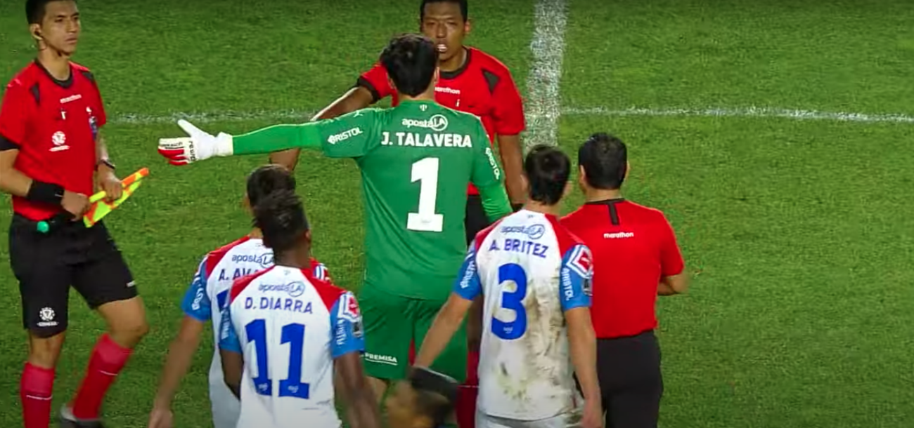 El fuerte reclamo de Javier Talavera, arquero sub 20 de Cerro, al árbitro del partido ante IDV