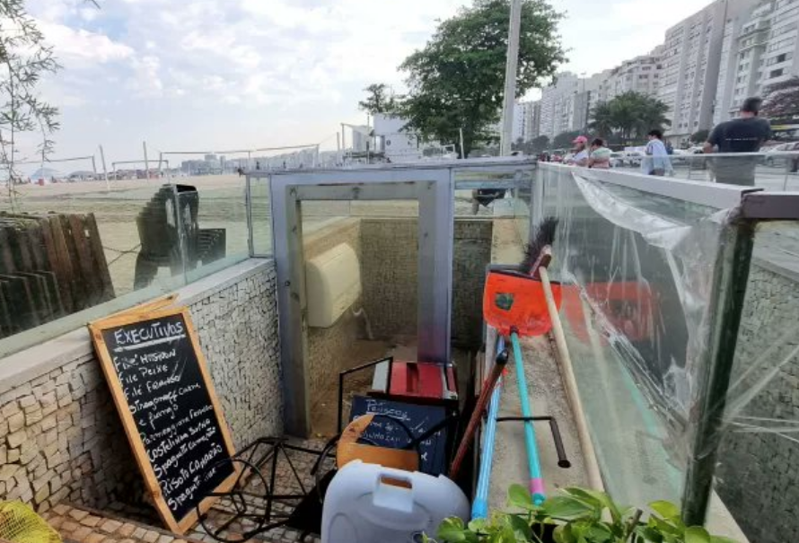 Olimpistas cubren el perjuicio ocasionado a local gastronómico tras pelea