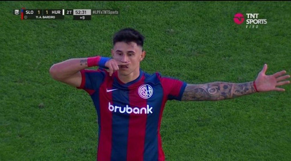 ¿Provocación?: Adam Bareiro y el festejo del ‘bigote’ que desató la trifulca