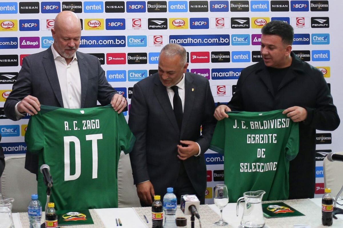 El brasileño Zago asume como DT en Bolivia