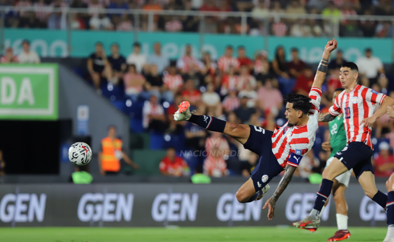 Paraguay, en el podio de las selecciones con más remates al arco en Eliminatorias