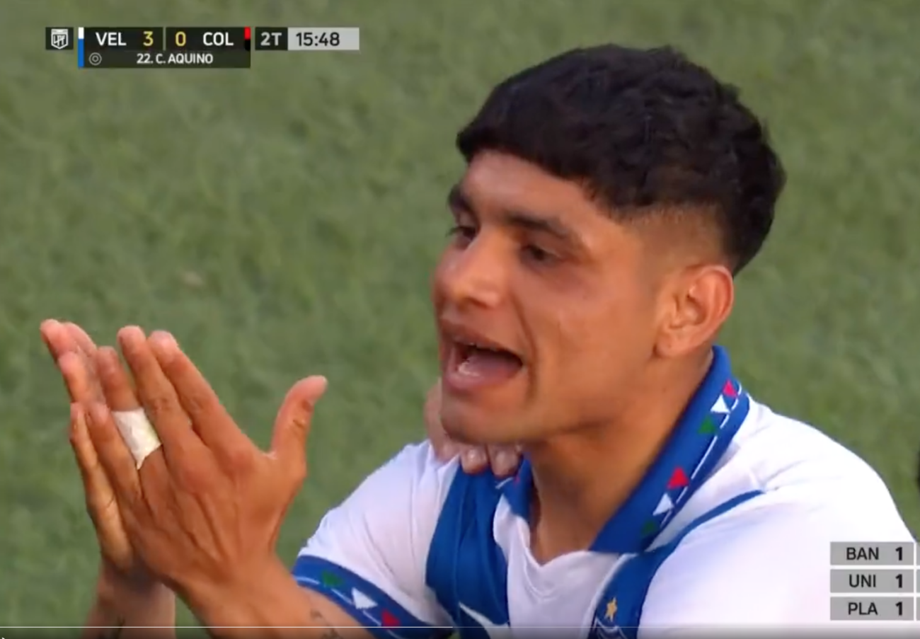 Claudio Aquino solo hace golazos en Vélez Sarsfield