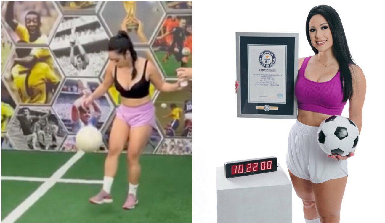 Brasileña rompe el récord mundial de "picaditas" que databa de hace 30 años