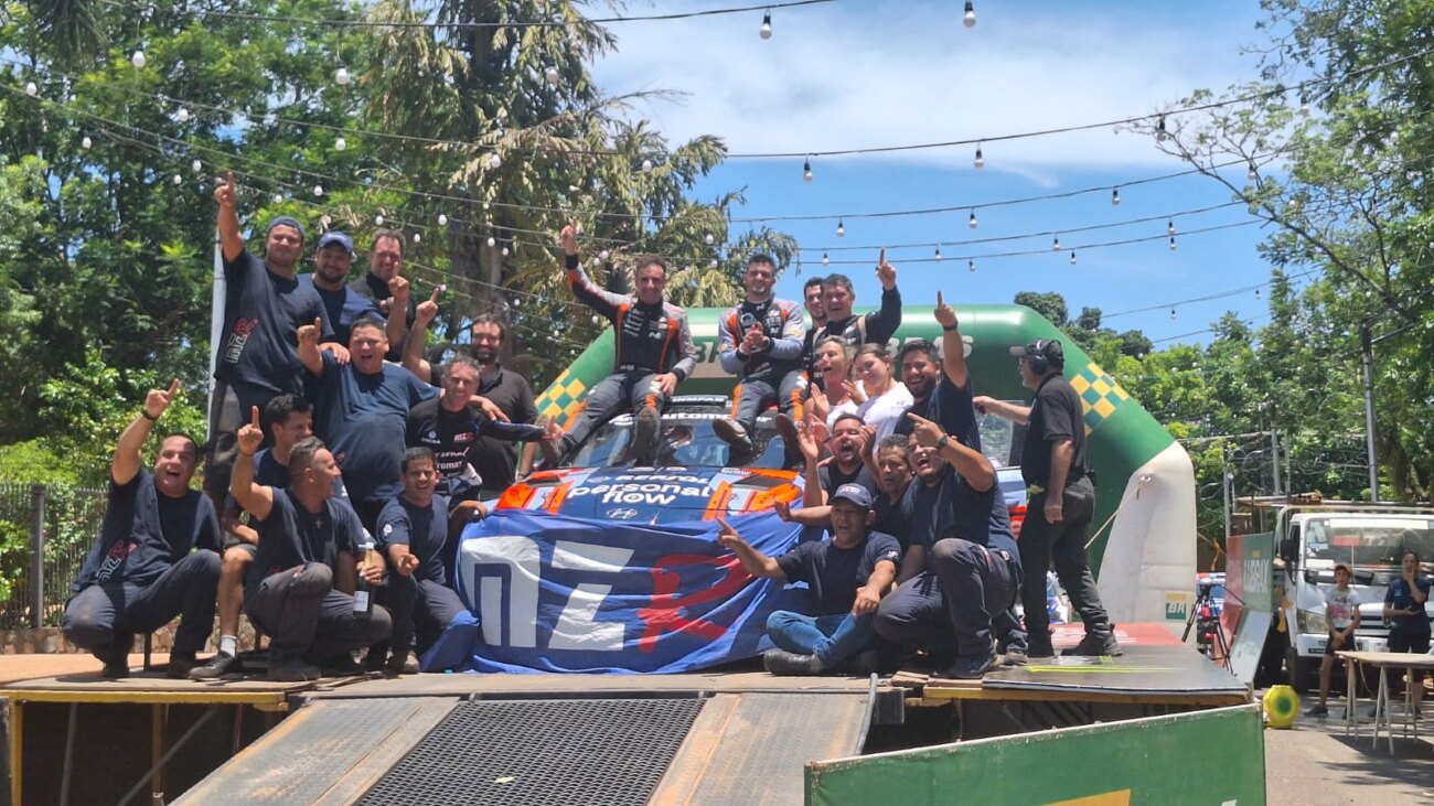 Fabrizio Zaldívar, nuevo monarca del rally paraguayo: "Cerramos un año perfecto"