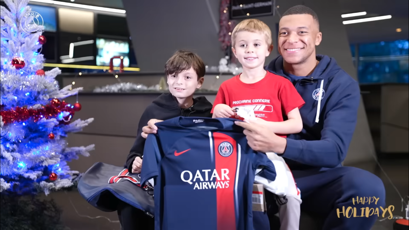 La gran sorpresa navideña del París Saint-Germain a sus pequeños hinchas