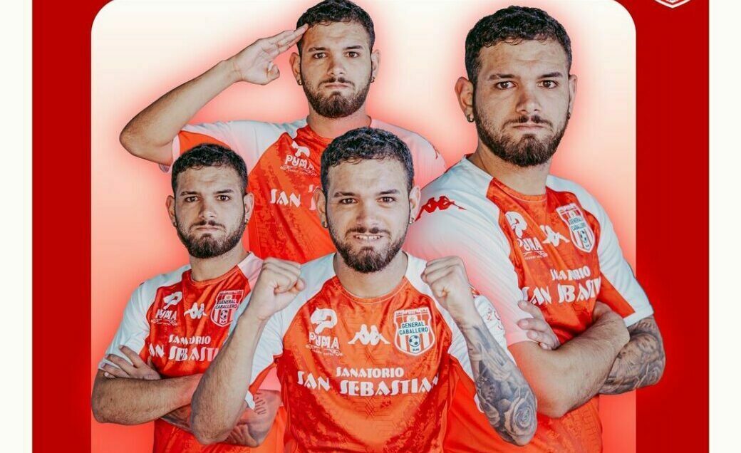 General Caballero presentó a su nuevo atacante: Ronaldo Báez