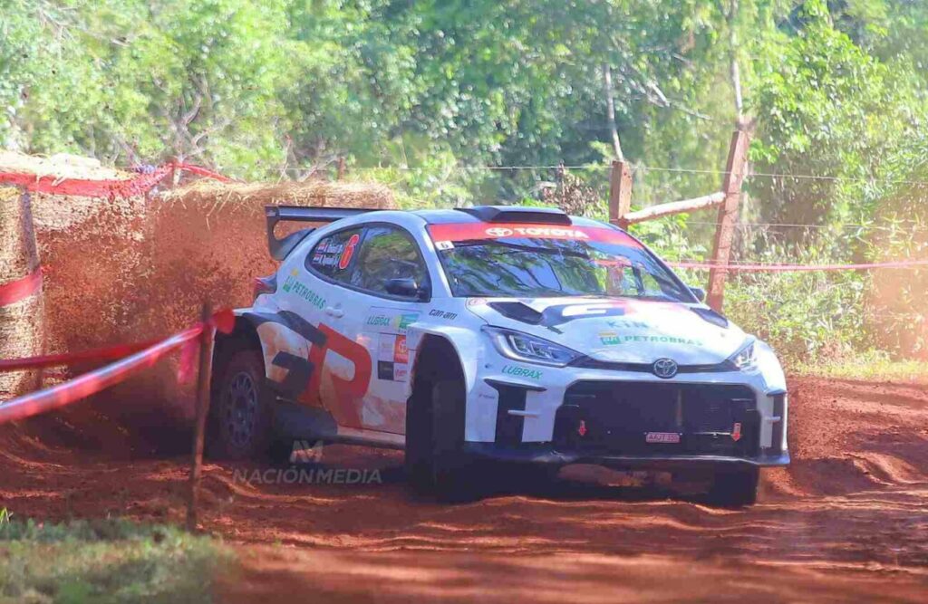 El Toyota Yaris GR Rally2 levanta expectativa tras su debut en el Petrobras Rally Paraguay