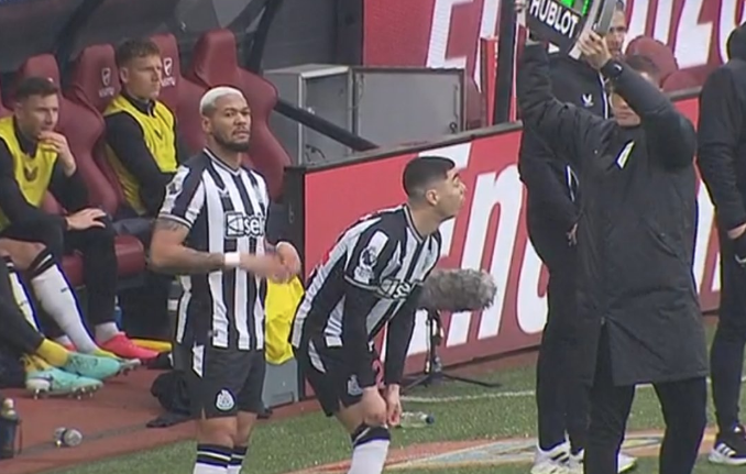 Almirón reaparece en la goleada del Newcastle al Burnley