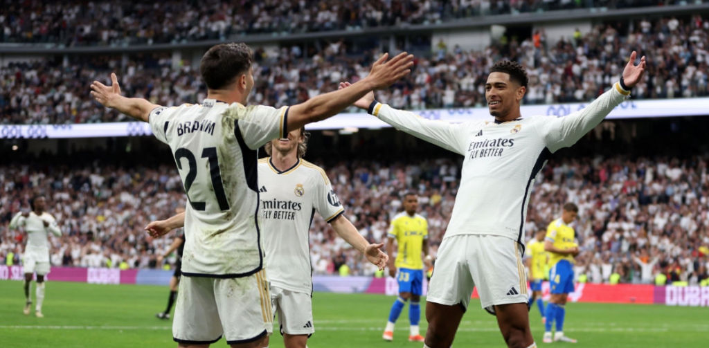 Real Madrid, a un paso de LaLiga tras golear al Cádiz