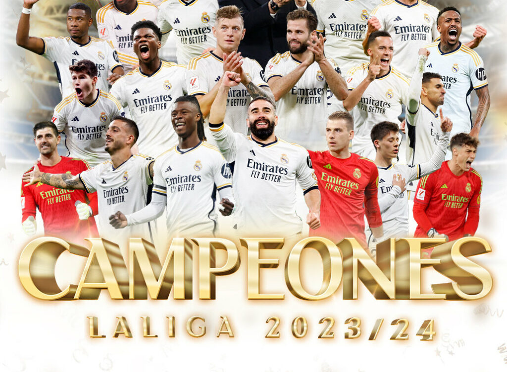 ¡Real Madrid es el campeón de LaLiga de España!