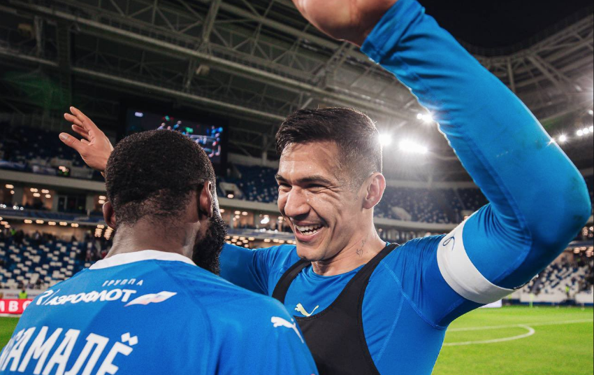 Doblete de Fabián Balbuena y el Dynamo que se acerca al título en Rusia