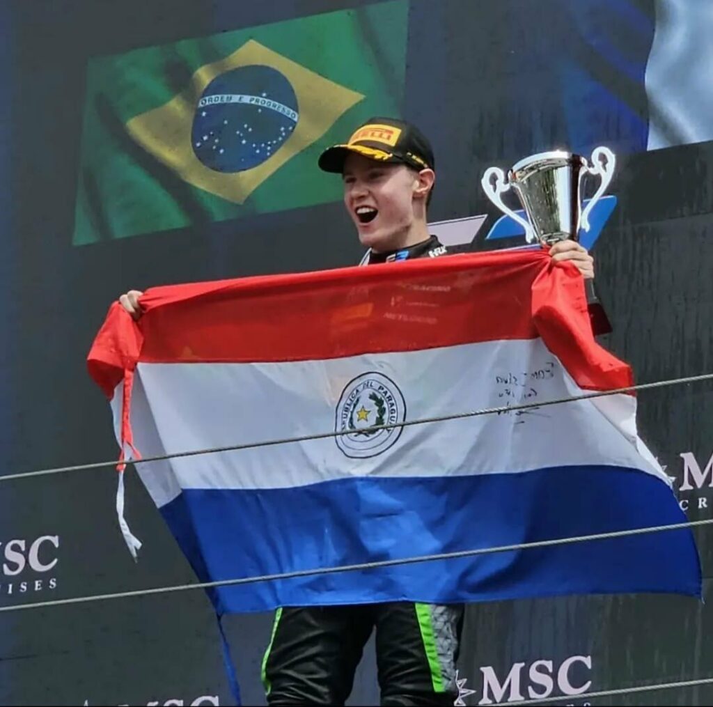 ¡Garra Guaraní! Joshua Duerksen se sube al podio en la Fórmula 2 en un día histórico en Imola