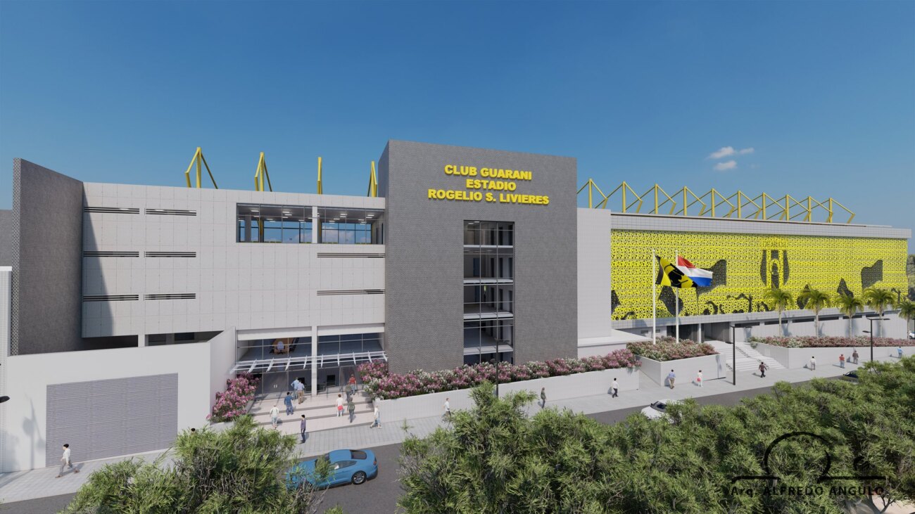 Guaraní revela más imágenes de lo que será su nuevo estadio 