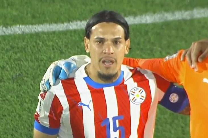 La tremenda emoción del capitán albirrojo durante el himno nacional