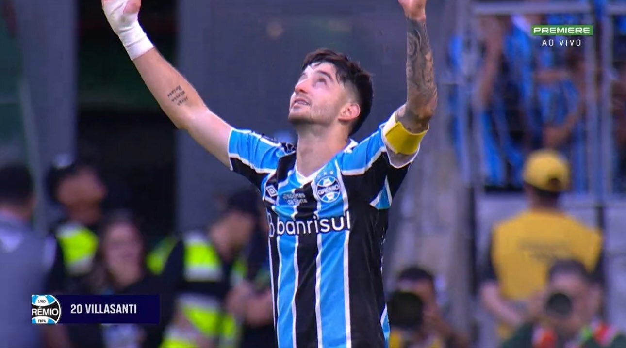 ¡Siempre presente! Mathías Villasanti anota en la victoria de Grêmio