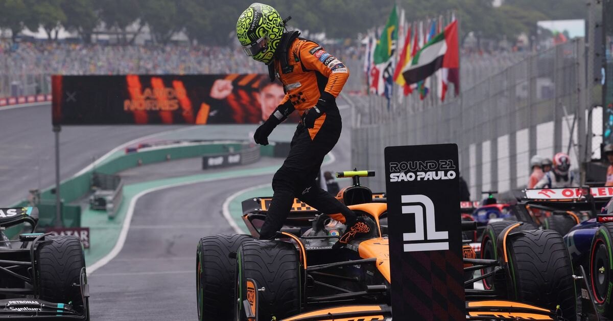 Norris gana la 'pole' del GP de Brasil y Verstappen saldrá de 17º