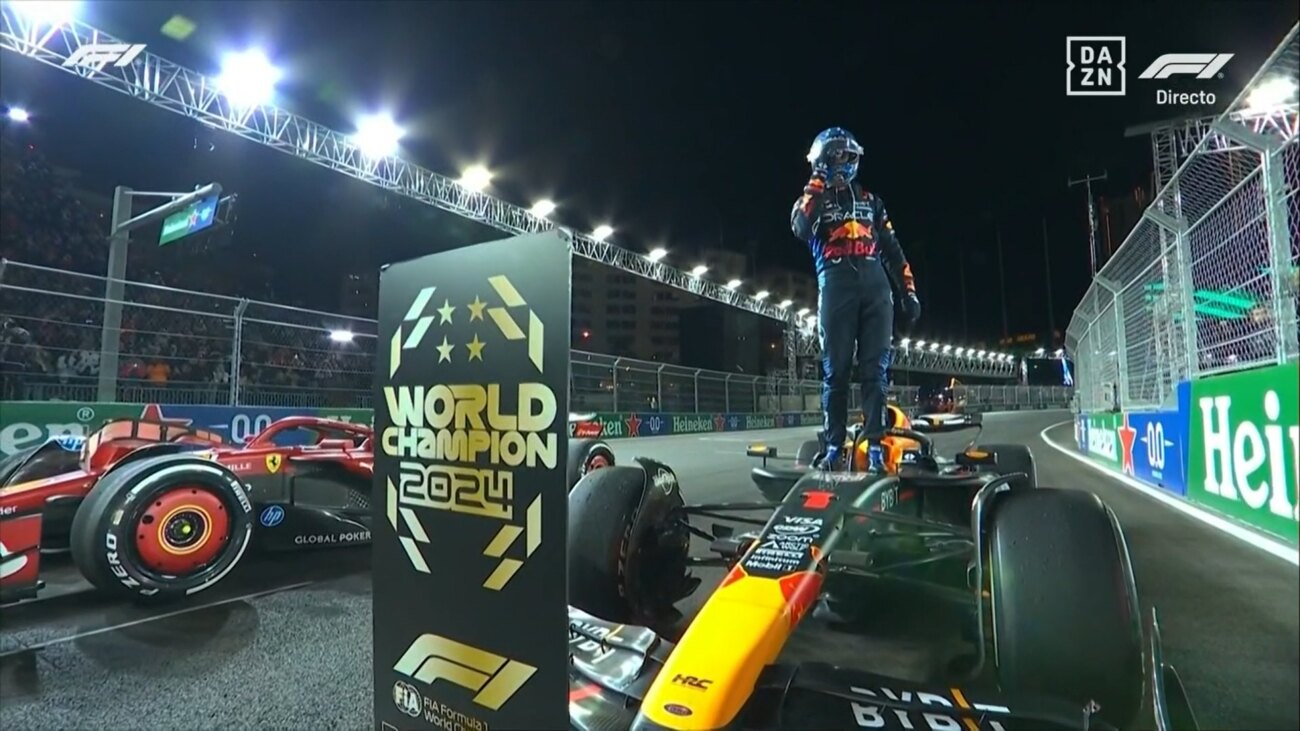 Verstappen conquista su cuarto título seguido de Fórmula 1 en Las Vegas