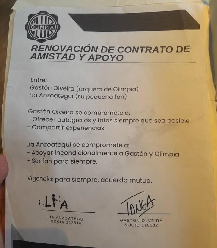 Uno de los pilares de Olimpia, Gastón Olveira, aún debe renovar su contrato con el club, pero está casi hecho que tendrá un largo rato en el club franjeado.Eso sí, el contrato que ya firmó el ar