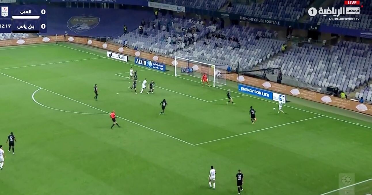 Matías Segovia anotó un golazo en la goleada del Al Ain