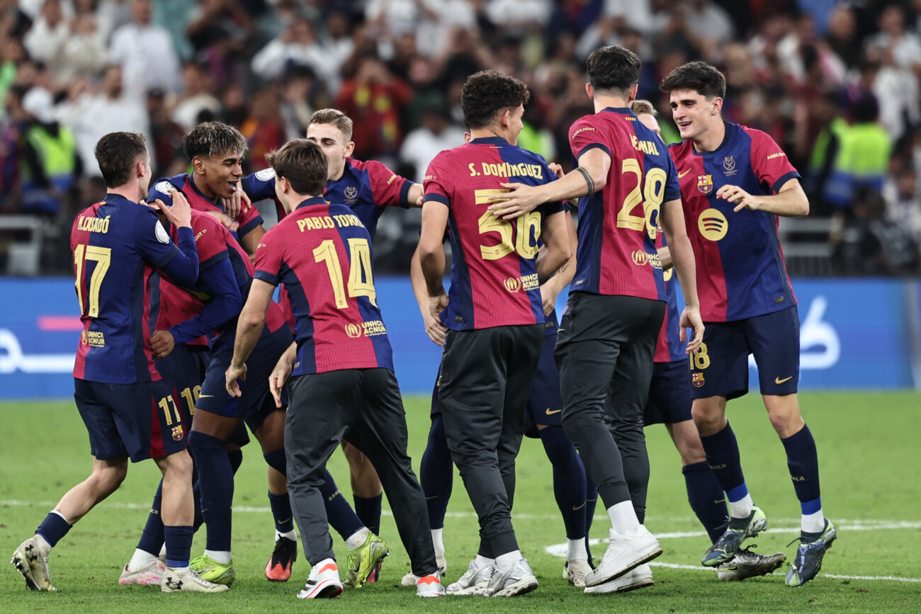 El Barcelona arrolla al Real Madrid y se lleva la Supercopa de España