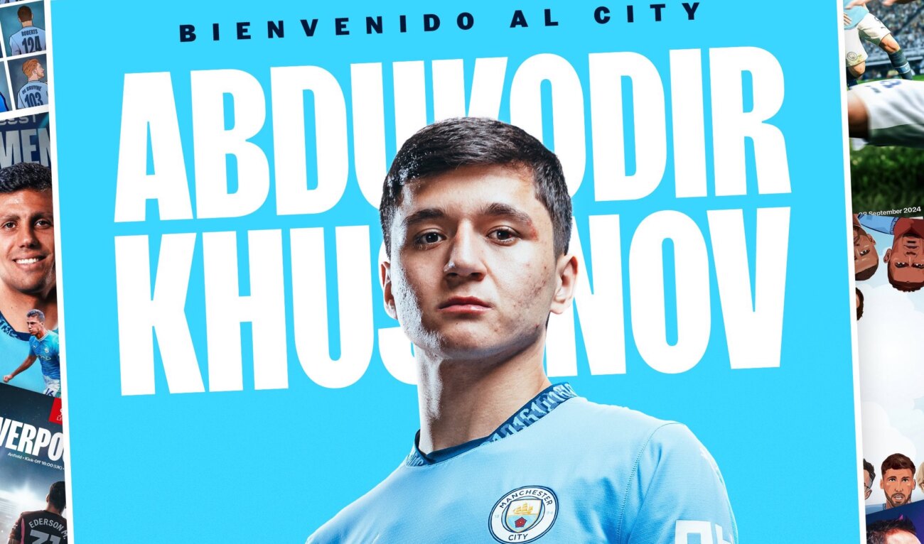 Manchester City ficha al central uzbeco Abdukodir Khusanov