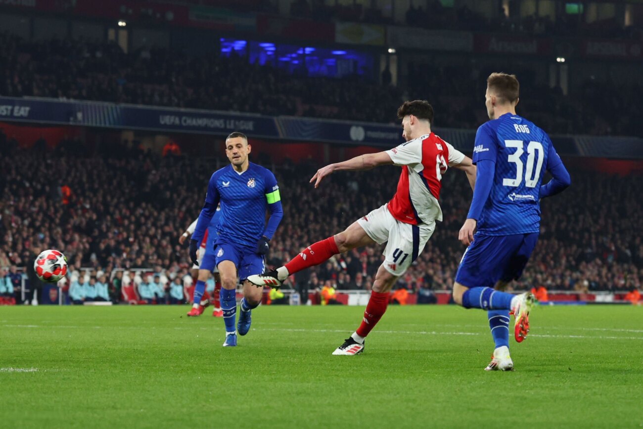 Arsenal golea al Dinamo Zagreb y acaricia los octavos de Champions