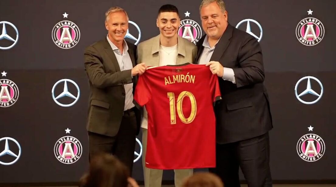 Miguel Almirón en su presentación en Atlanta: "La idea de volver acá no lo dudé"