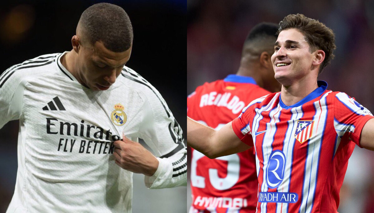 Kylian Mbappé y Julián Álvarez, el derbi de las estrellas