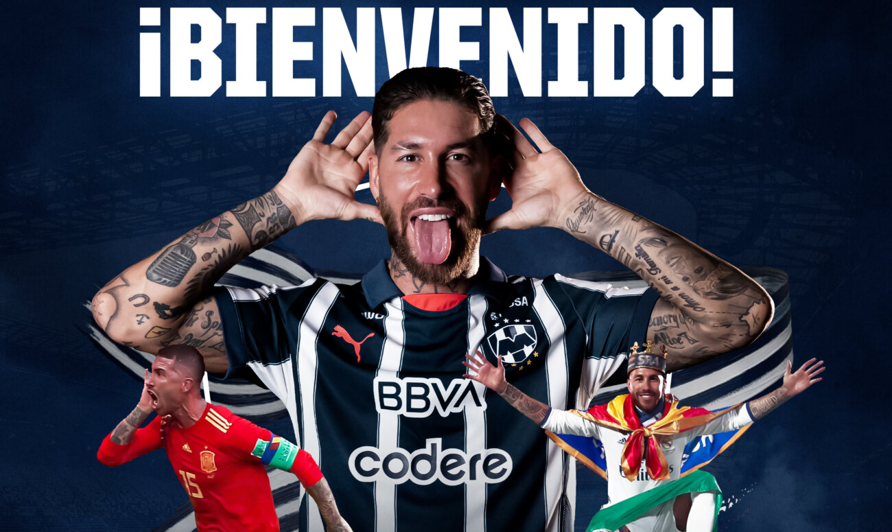 Sergio Ramos es presentado como nuevo jugador del Monterrey