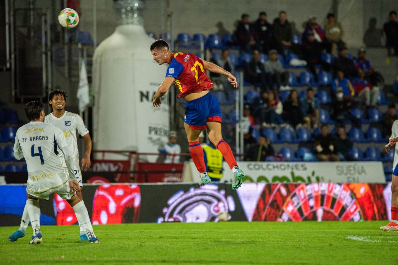 Nico Morínigo estrena cuenta goleadora en el fútbol de Colombia