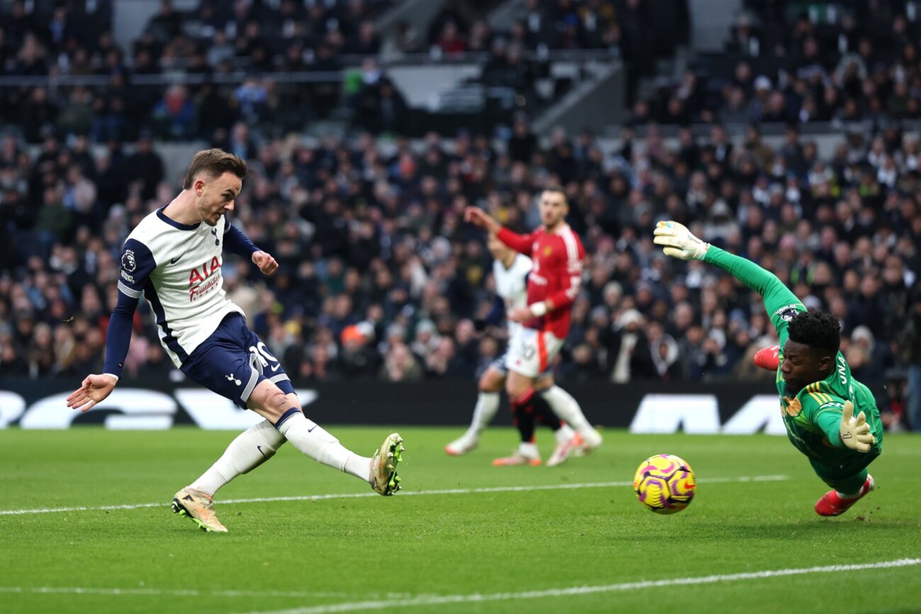 Manchester United cae ante Tottenham y se hunde peligrosamente hacia la zona roja