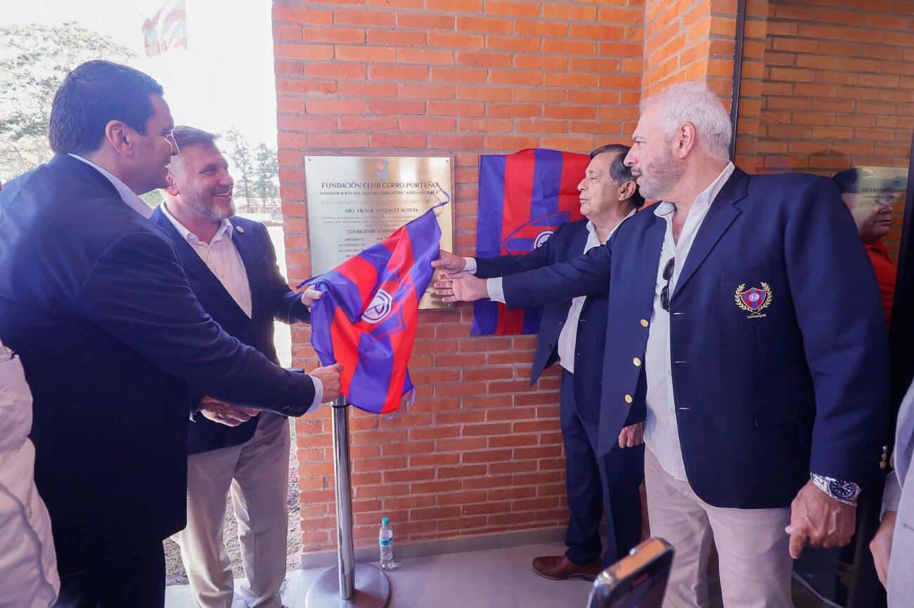 Cerro Porteño inauguró su "Centro Educativo Adriano Irala"