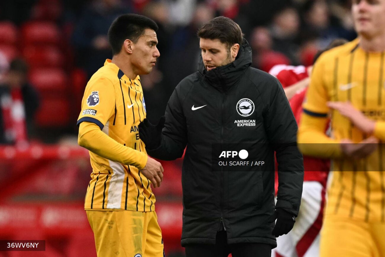 Con Diego Gómez en cancha, Brighton goleó en la Premier League