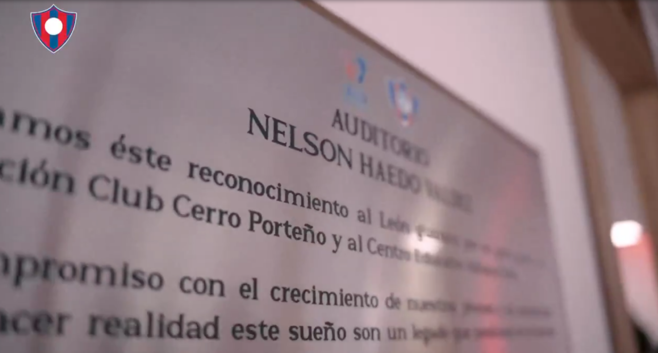 El reconocimiento especial de Cerro Porteño a Nelson Haedo Valdez