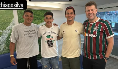 Lezcano y su primer encuentro con Thiago Silva: “Le miraba de pies a cabeza”