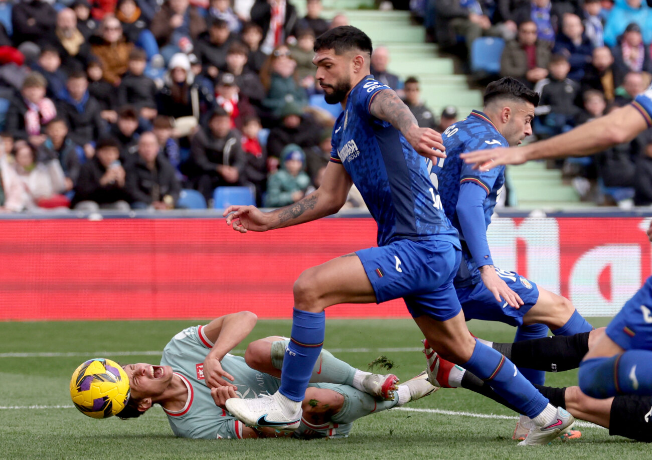 El Getafe y Omar Alderete frenaron las intenciones del Atlético de Madrid