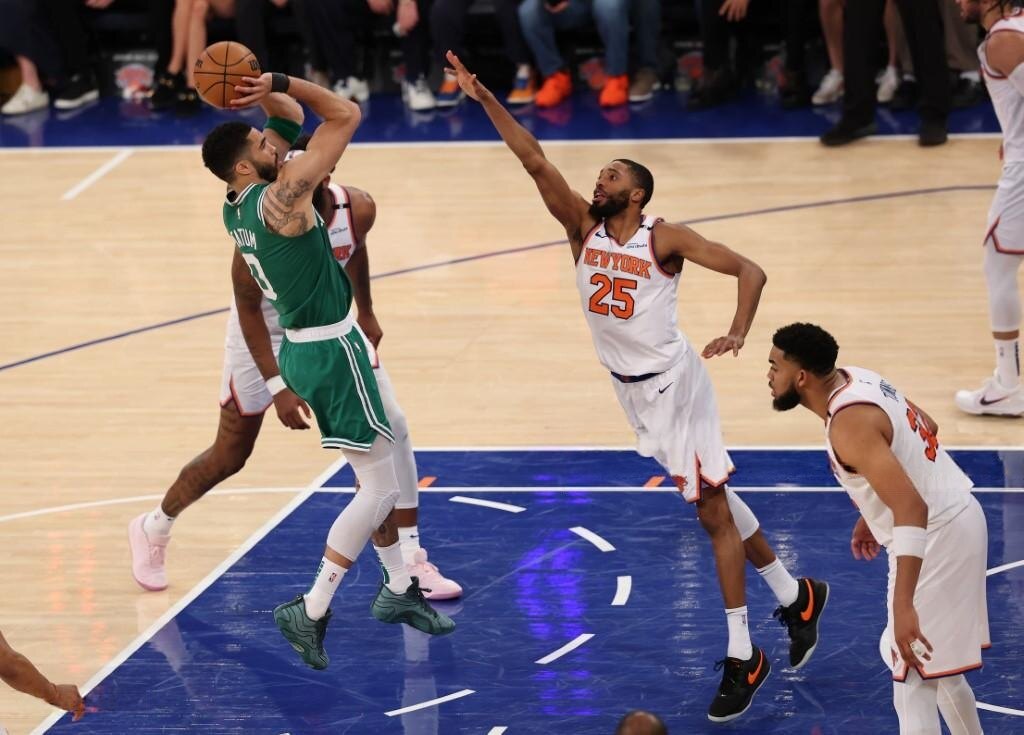 Los Celtics recuperan la puntería y dan su primer golpe a Knicks