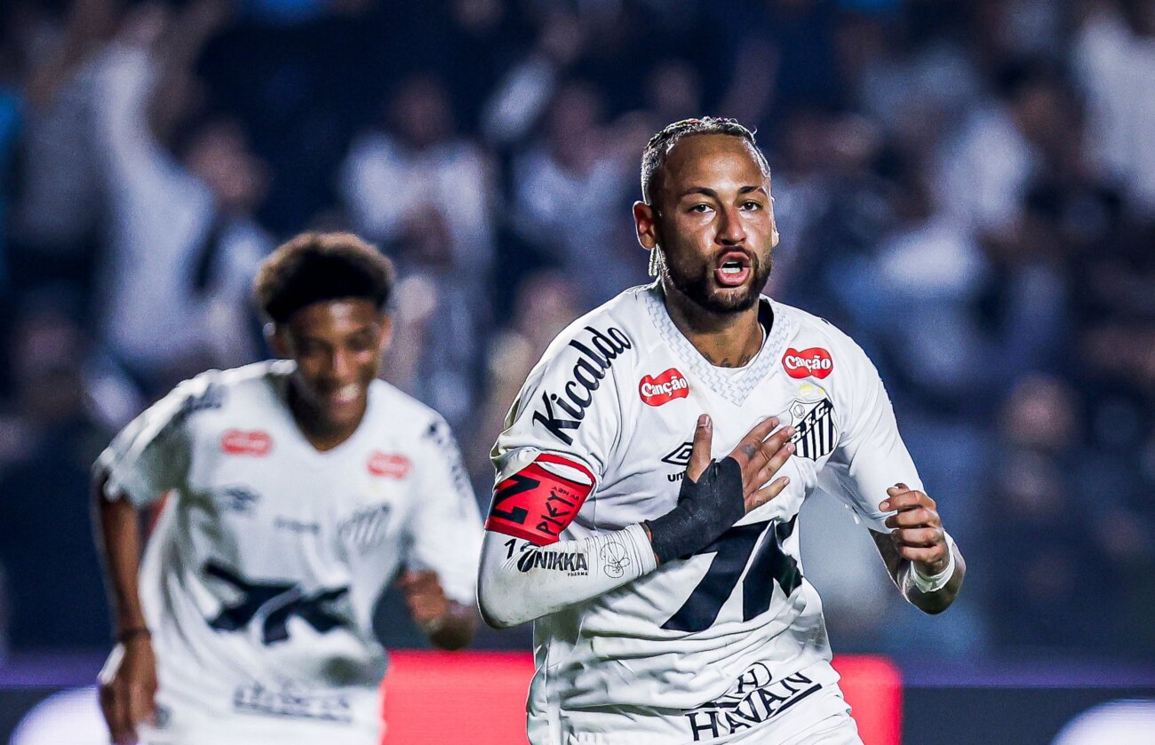 ¡Tremendo blooper! El alocado festejo de Neymar Jr. en un gol que no fue