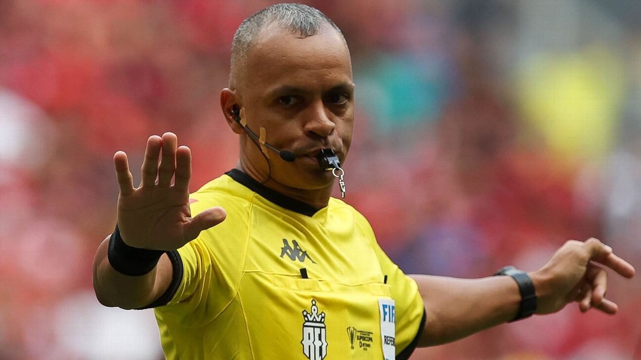 Árbitro brasileño para el choque de ida entre Libertad y River Plate