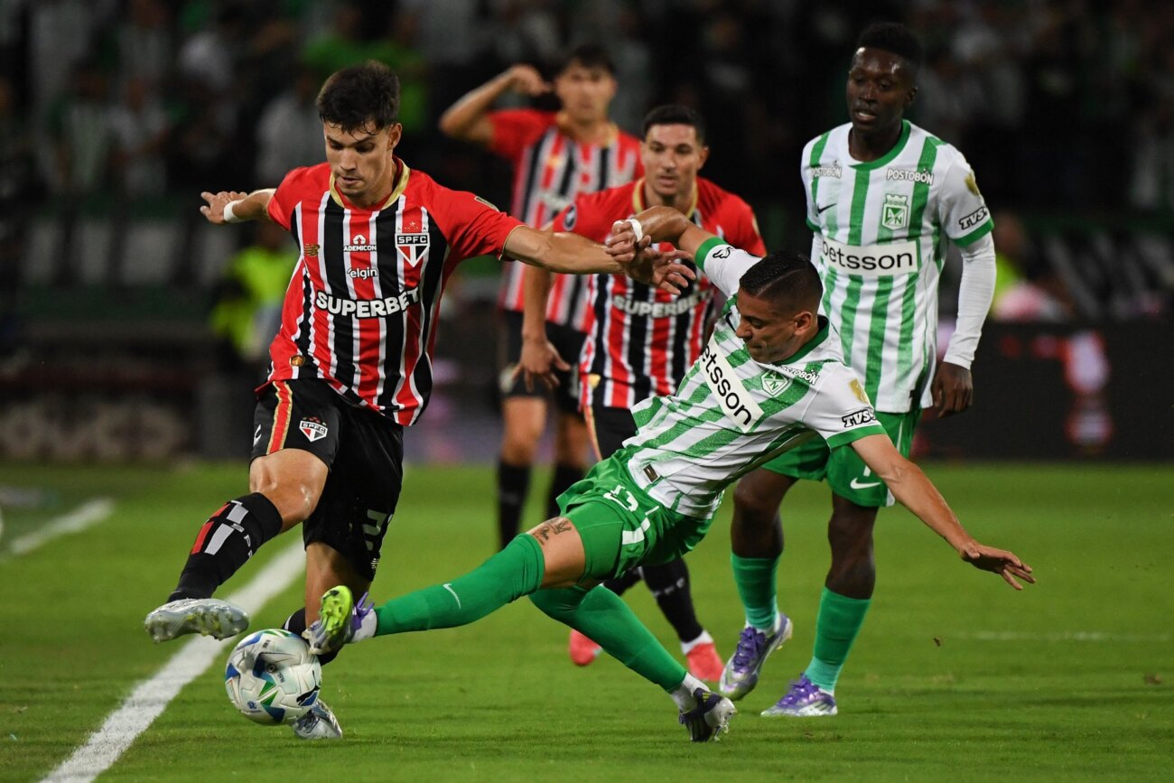 Con Damián Bobadilla como titular, Sao Paulo rescata un empate en Medellín