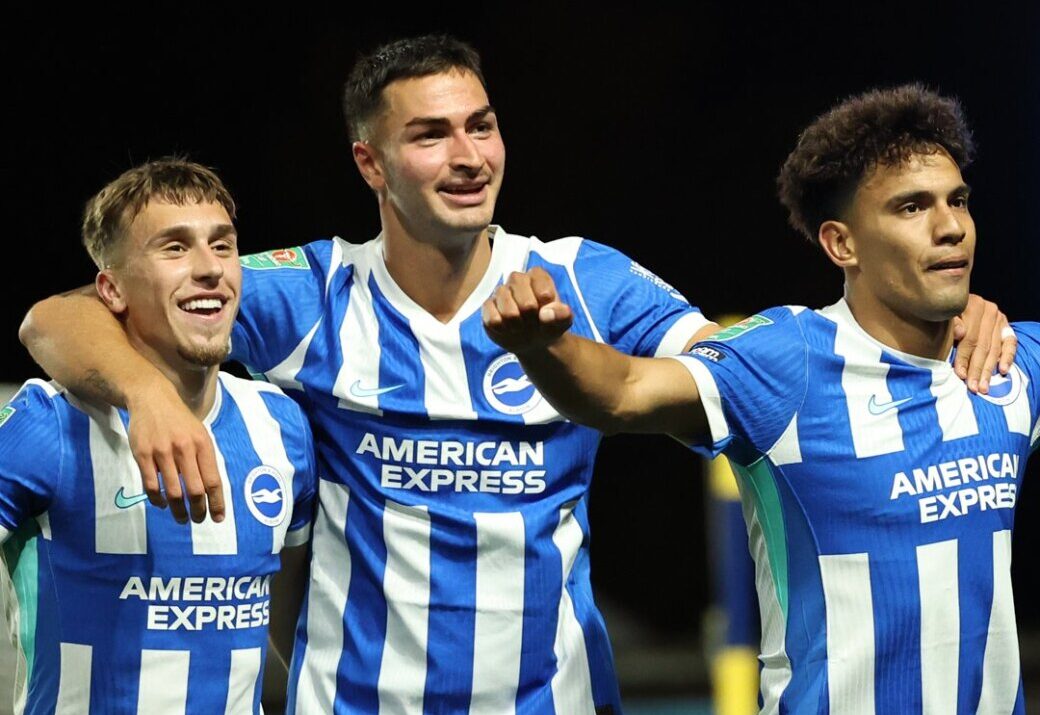 ¡Al fin se le dio! Gol de Diego Gómez en la clasificación del Brighton