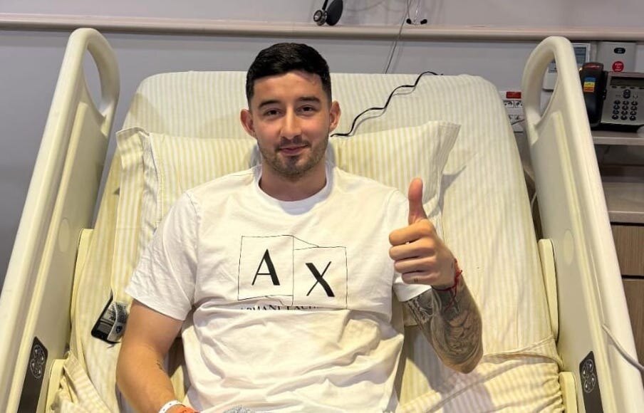 ¡Con todo! Así motivan a Villasanti en su proceso de recuperación