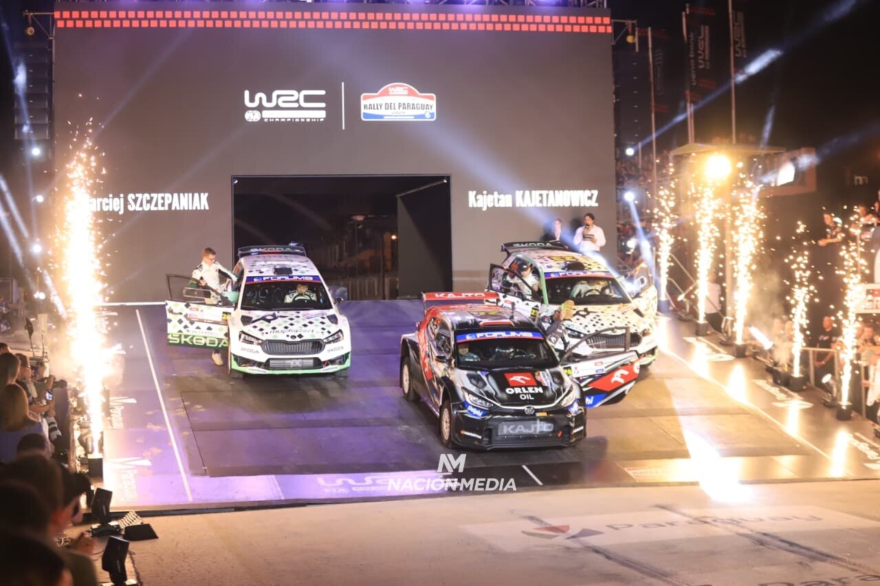 Rally del Paraguay: la largada simbólica brilla ante los ojos del mundo