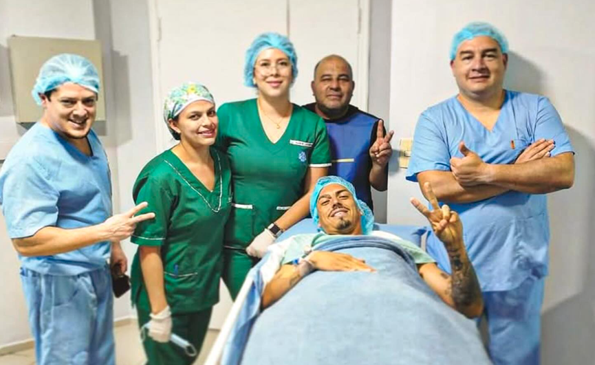 Richard Cabrera pasó por el quirófano luego de la terrible lesión que sufrió